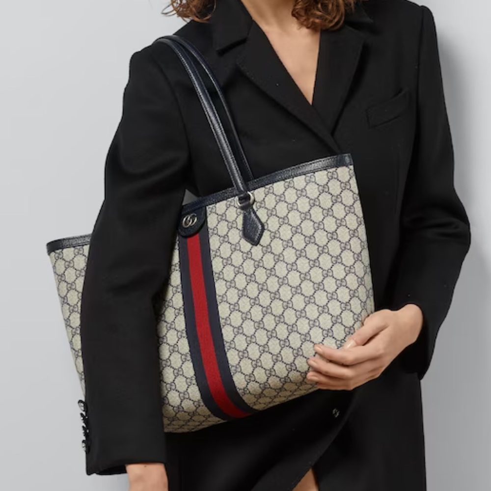 Authentic Ophedia Gucci monogram tote